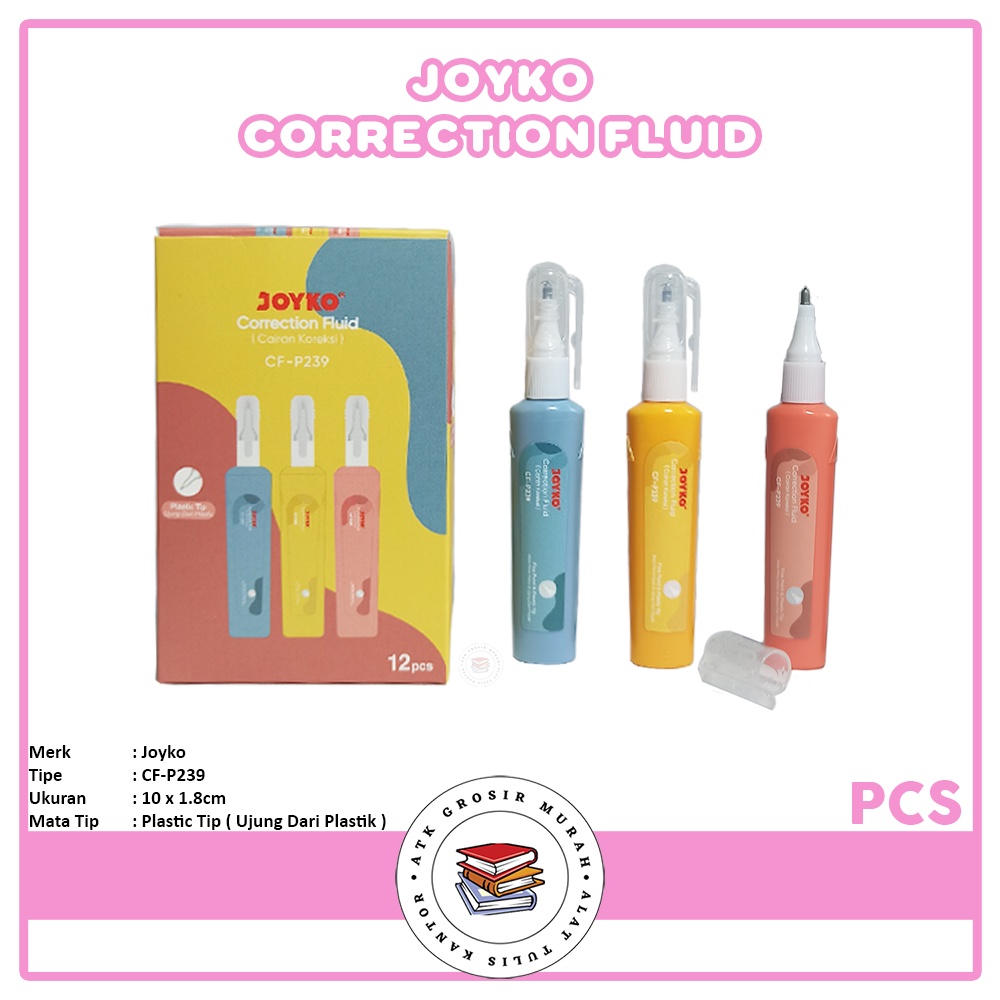 

Joyko - Corection Fluid CF-P239 Penghapus Cair - Pcs
