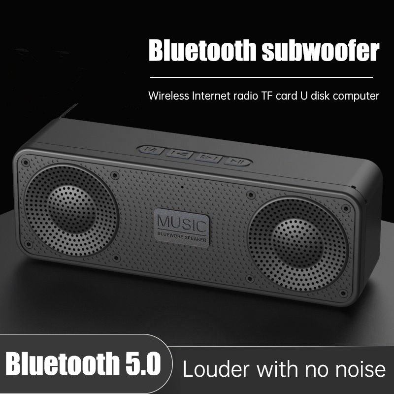 Mini Speaker Karaoke Musik Box Bluetooth Bass Radio Rumah Nirkabel Desktop Speaker Outdoor Portabel 