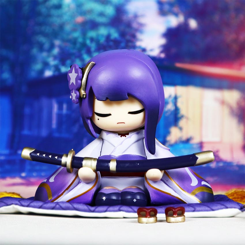 WAGOMU - Miniatur Genshin Impact Raiden Shogun PVC Statue Figure Raiden