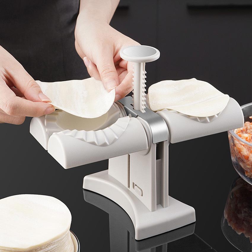 Cetakan Pangsit Otomatis Mesin Press Cetakan Pembuat Pastel Otomatis Dumpling Mold Stainless /