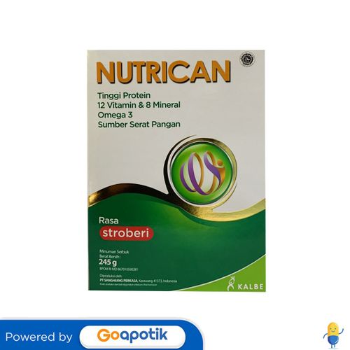 

Nutrican Rasa Strawberry Powder 245 Gram Box