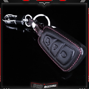 GANTUNGAN KUNCI SARUNG KULIT REMOTE MOBIL TOYOTA AGYA