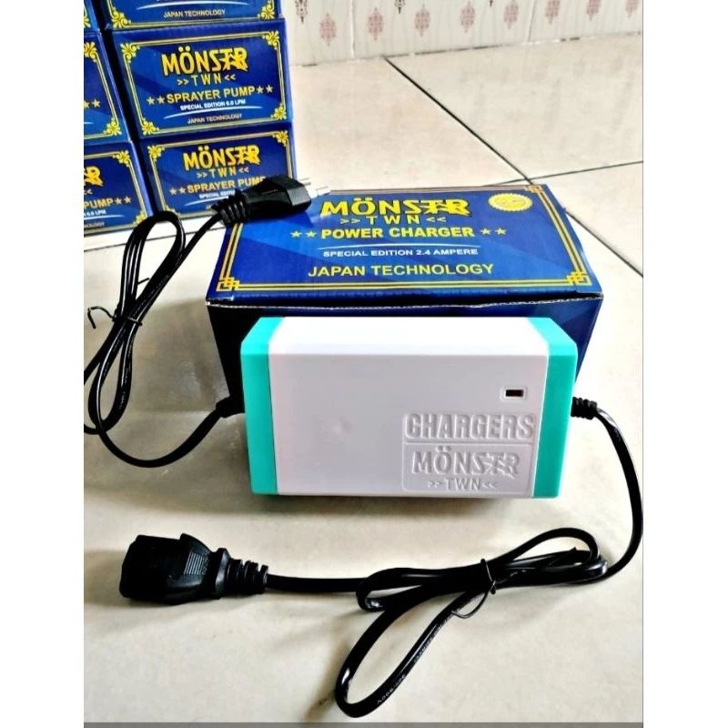 charger tengki semprot cas aki 12ah