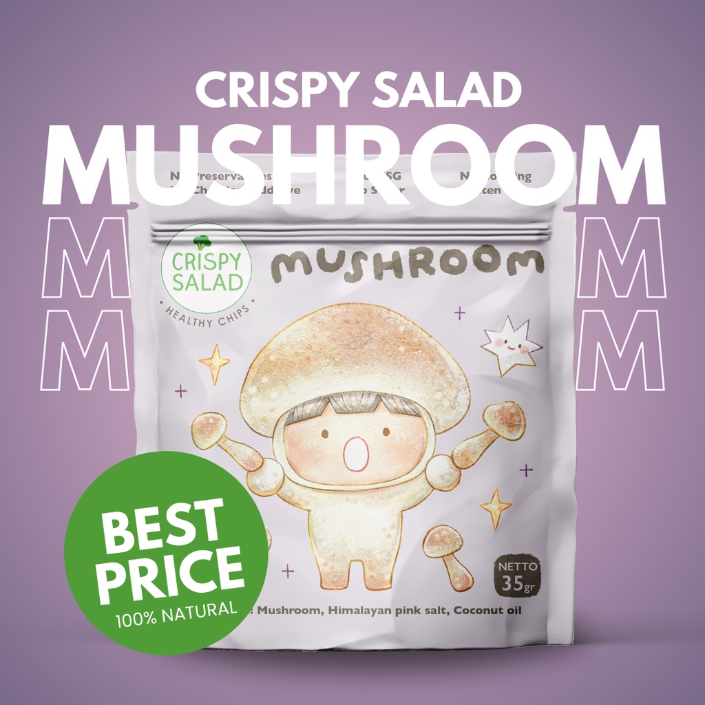 

Crispy Salad Mushroom 35gr