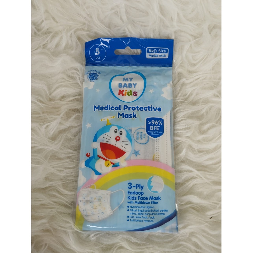 My Baby Kids Medical Protective Mask masker anak earloop Isi 5 pcs