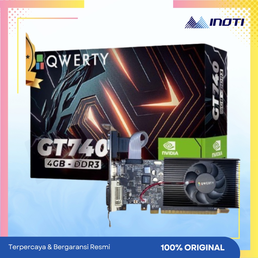 VGA CARD QWERTY GT740 4GB DDR3 128BITT NVIDIA GOFERCE