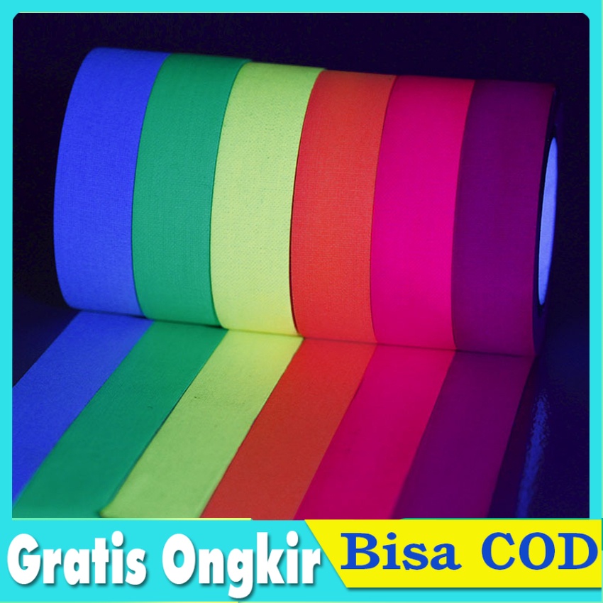 

Lakban Warna Warni Glow In The Dark Isolasi Bisa Nyala Selotip Glow In The Dark - Solasi Nyala Di Gelap