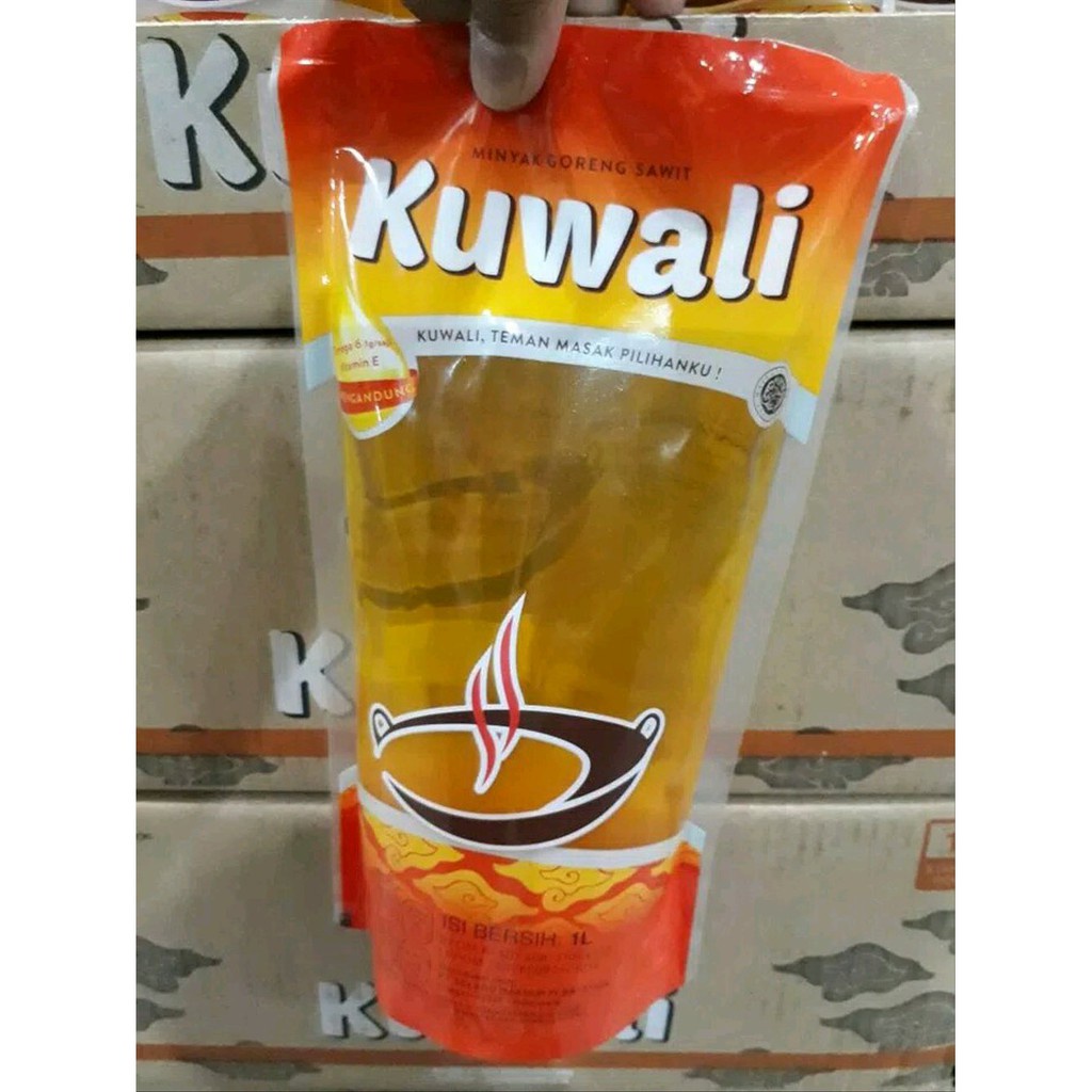

KUWALI MINYAK GORENG 1 LITER KEMASAN POCH I SEMBAKO BERKAH