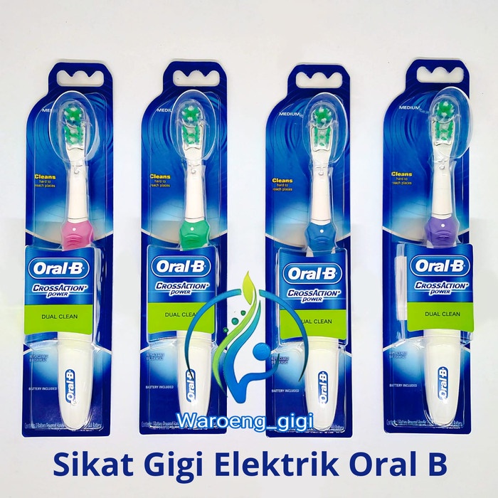Sikat Gigi Elektrik Oral B CROSS ACTION / Oral B Electric toothbrush - 1 SikatElektrik