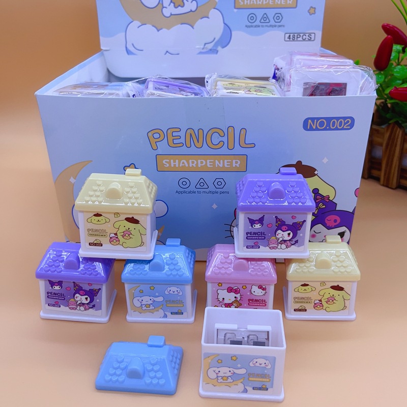 

(Shopping) RAUTAN PENSIL SANRIO RUMAH SERUTAN CINNAMOROLL KURO MELO POM