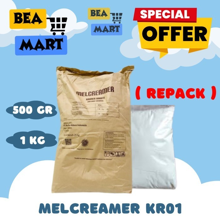 

MelCreamer 500 gr 1 kg KR01 | Krimer Bubuk / Creamer Powder 500gr 1kg