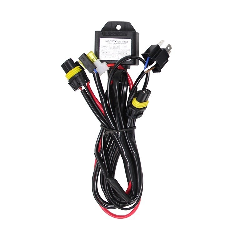 Otomotif H4 Kelompok Jalur Kontrol Grup Lampu HID Xenon Lampu Depan 12V24V Memanfaatkan Teleskop Sud