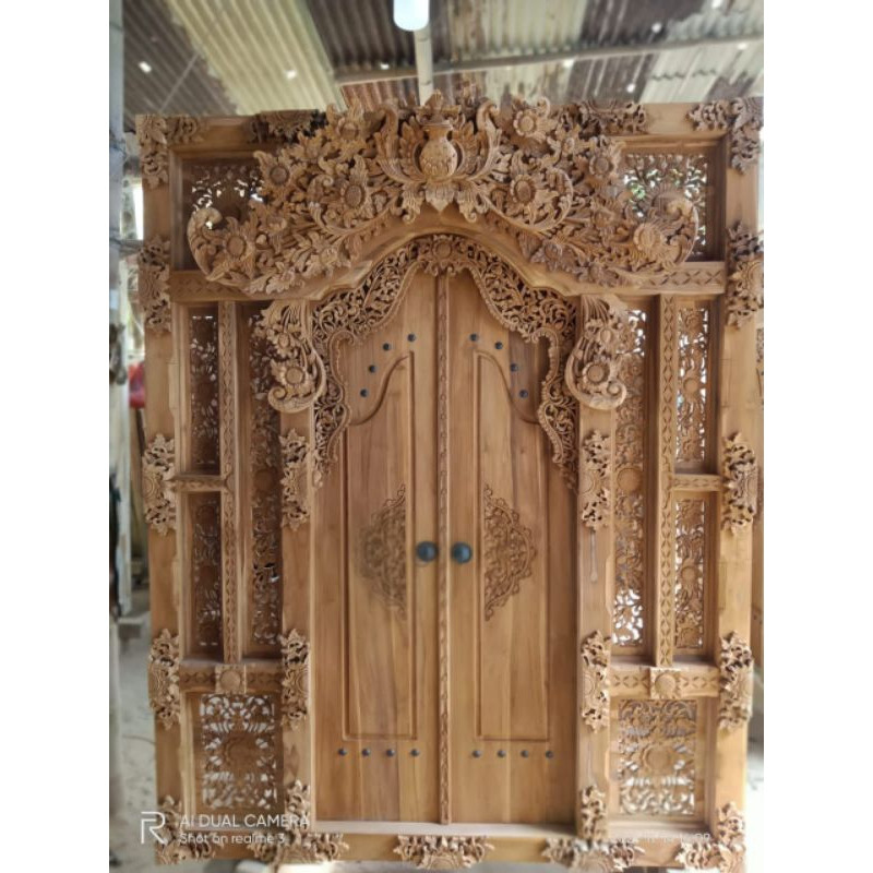 Pintu Gebyok Still Bali Pintu Rumah Kayu Jati Ukir Jepara