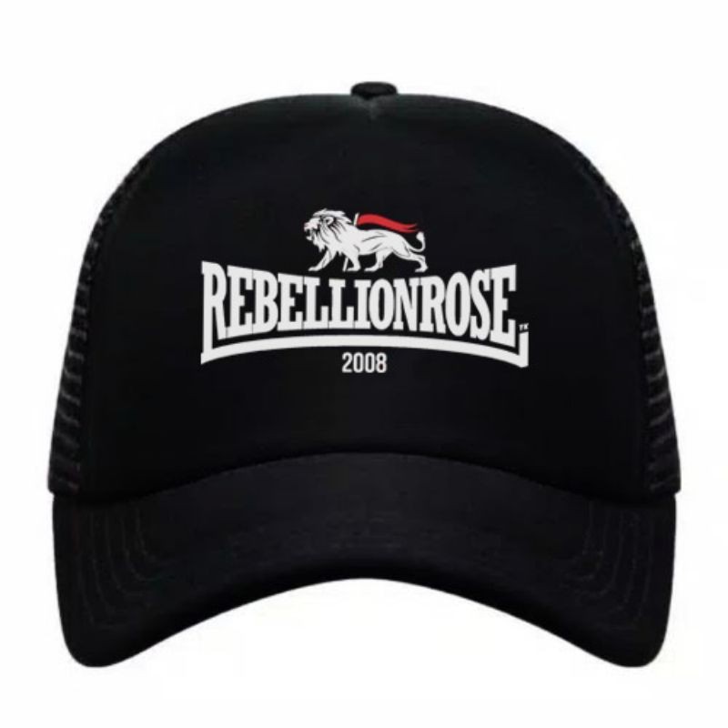 topi band metal rebellionrose - topi band pria wanita