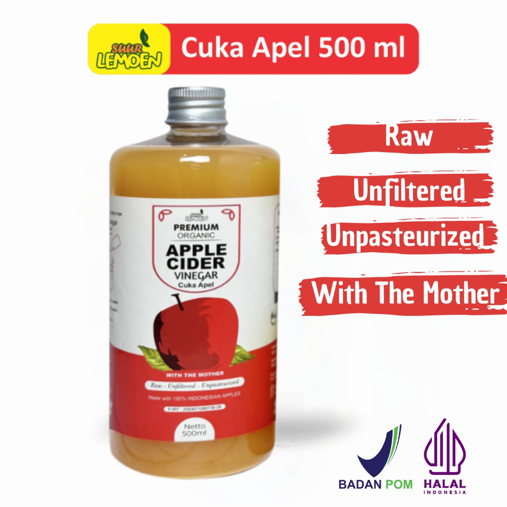 

CUKA APEL - CUKA APEL Organik With The Mother Untuk Diet Alami by Suur Lemoen