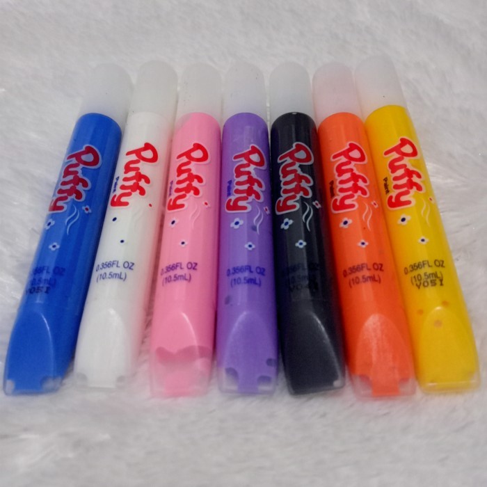 

tinta timbul glitter puffy paint pasta warna 10.5ml eceran mainan anak amos obral