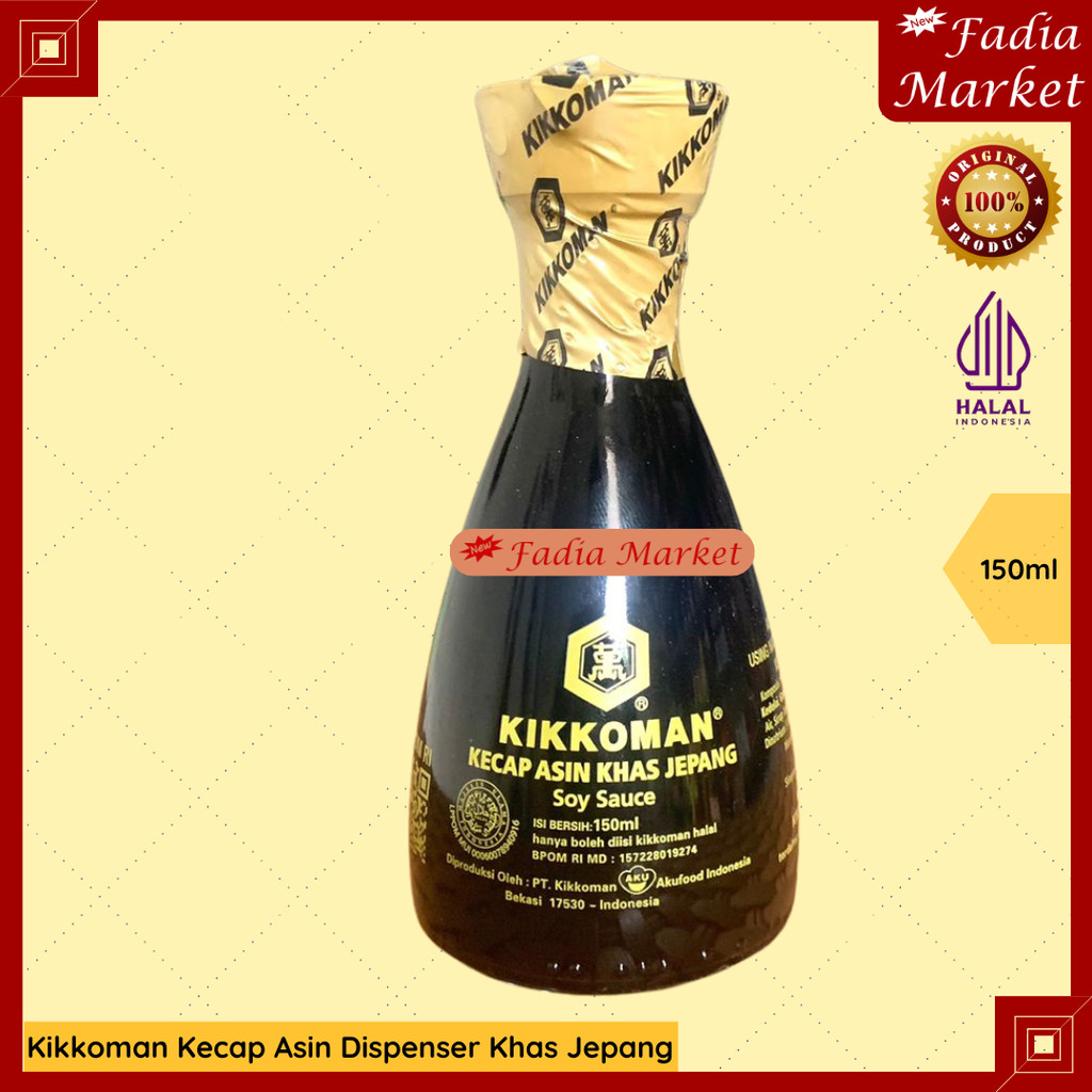 

Kikkoman Soy Sauce Kecap Asin Dispenser 150ml