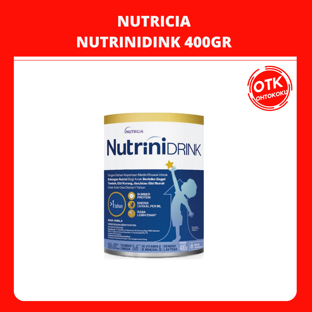 

Nutricia Nutrinidrink Susu Formula Umur 1-12 Tahun 400gr