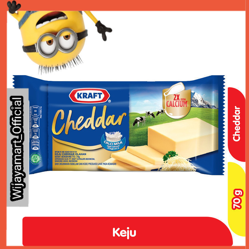 

Kraft Keju Cheddar 70 g