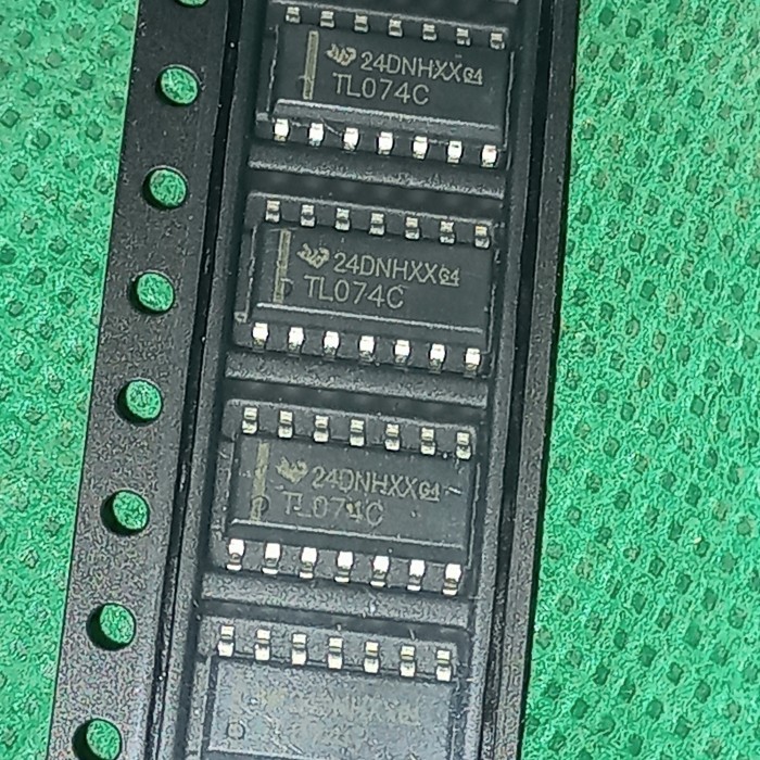 IC SMD TL074 TL074C TL 074 TEXAS instrument opamp tempel micro 1