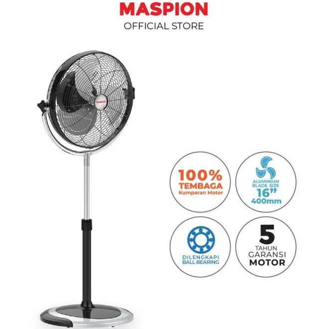 KIPAS ANGIN MASPION BERDIRI 16" PW-1603S PW 1603S 16INCH BERGARANSI