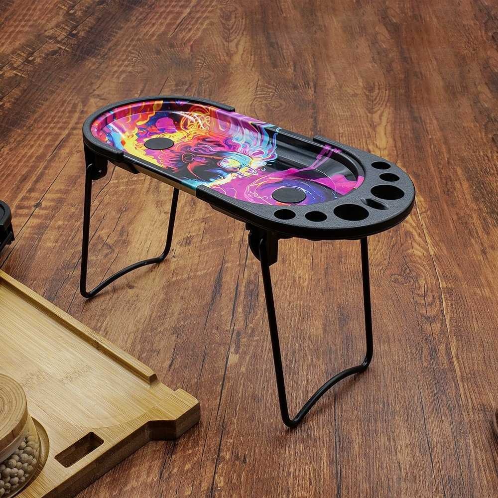AS - G-PIN Meja Linting Rokok Lipat Tembakau Cigarette Rolling Tray Station - G-78