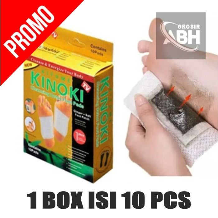 H.Y.S - Kinoki Gold Original Koyo Herbal Detox Kaki 1 Box Isi 10 PCS/5 Pasang Deto Racun Dalam Tubuh