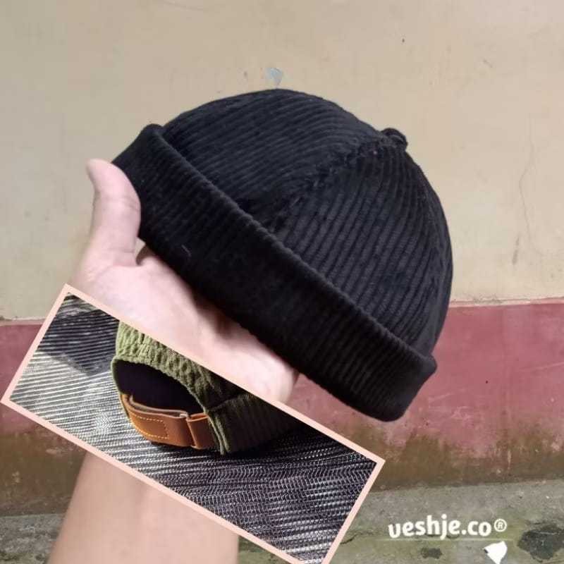Miki hat Corduroy topi peci songkok Premium