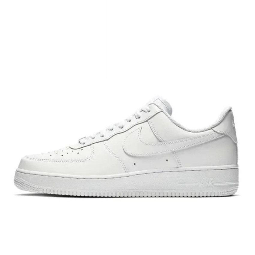 Nike Air Force 1 '07 One Low Triple White Black Retro Designer Walking Sports Shoes Sneakers Women M