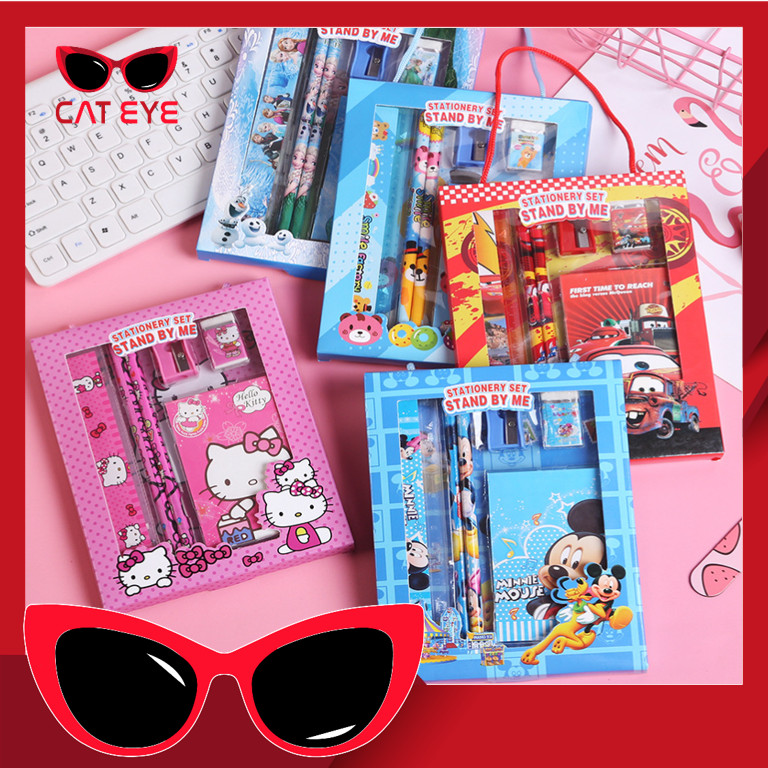 

PROMO - S5994 Set Alat Tulis 6 In 1 / Stationery Set Lucu Karakter / Paket Perlengkapan Alat Tulis / Souvenir Hampers Anak Sekolah