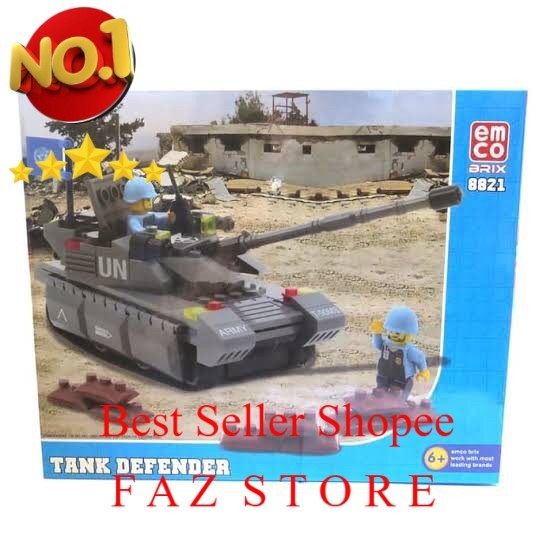 TOY Emco Brix  Tank Defender 8821 FAZ STORE