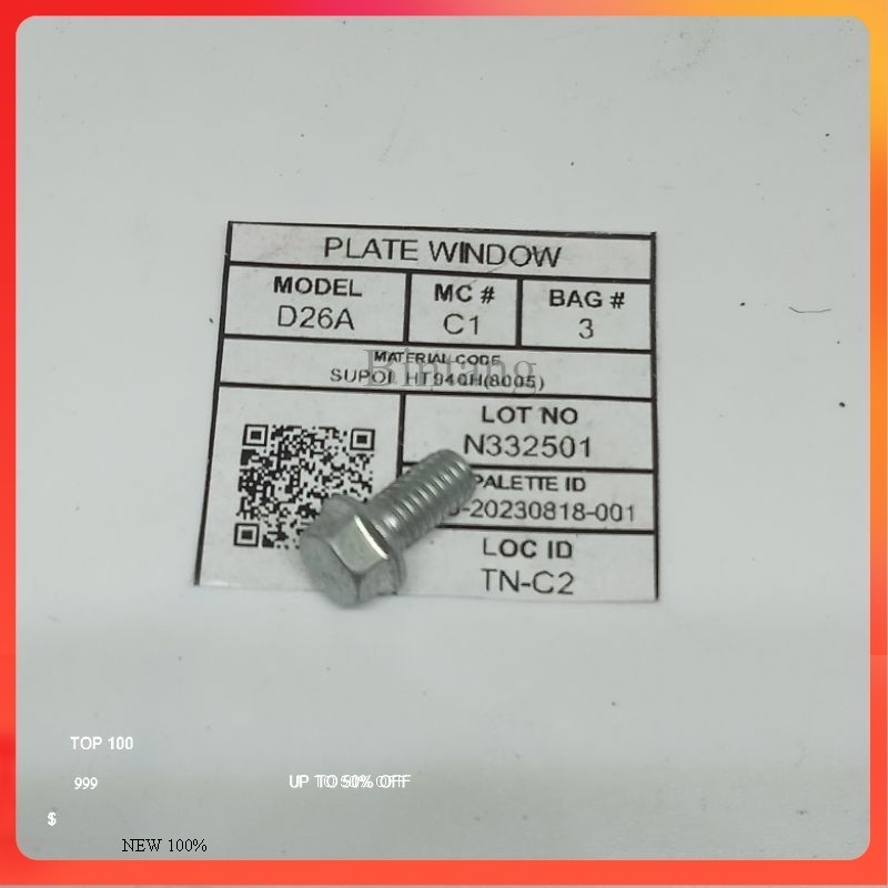 Baut 10 m6x12 kunci 8 baut  ORIGINAL panjang 1,2 cm TOYOTA OTOMOTIF @