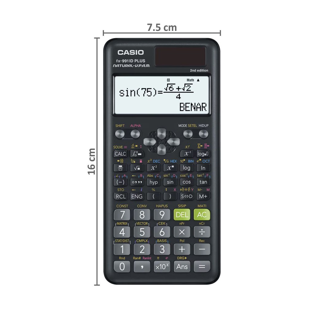 

Kalkulator Casio Fx-991Id Plus 2Nd Calculator Scientific 991 Id