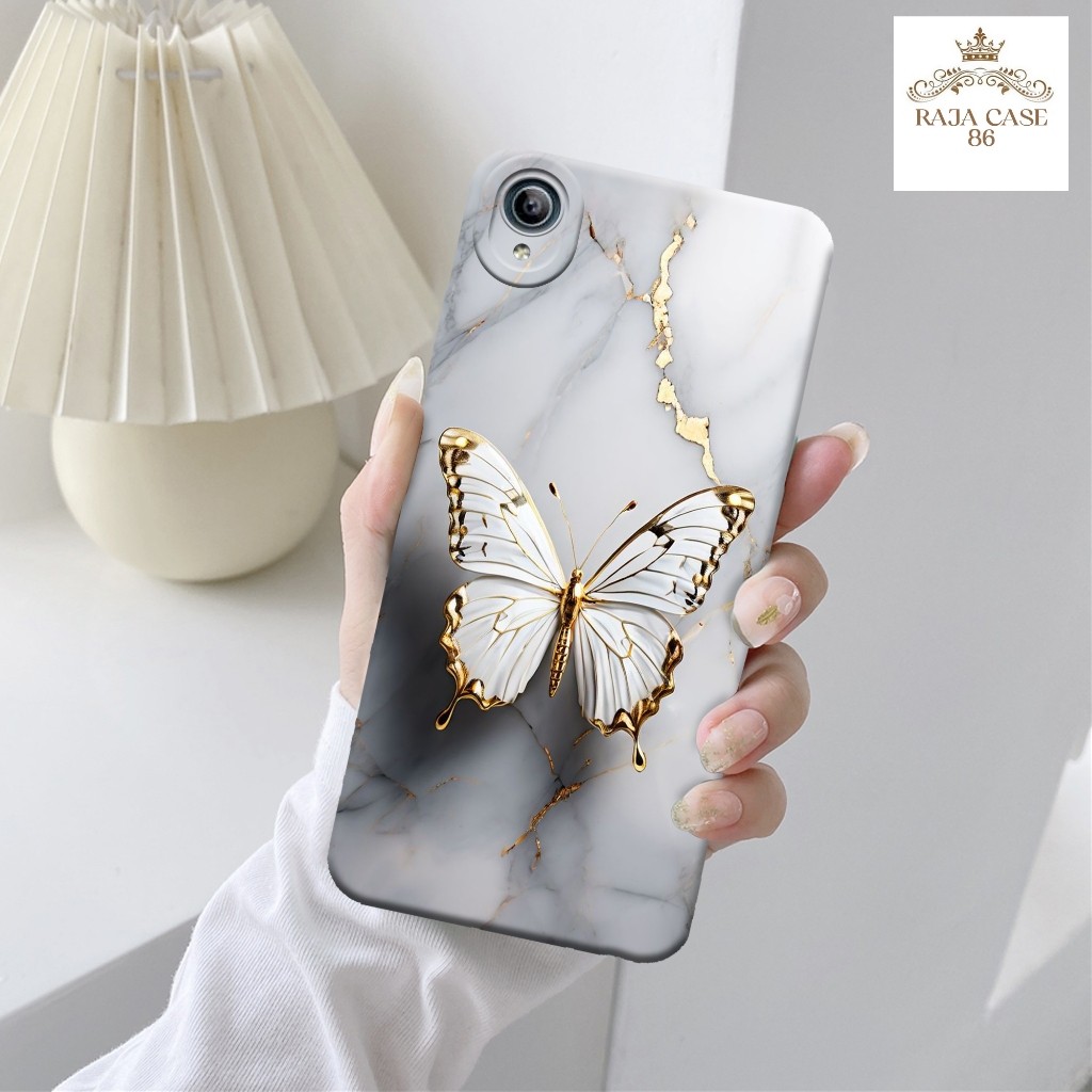 Softcase Vivo y91c - Rajacase-  Casing Vivo y91c - Motif case hitam putih  - Vivo - Softcase Vivo y9