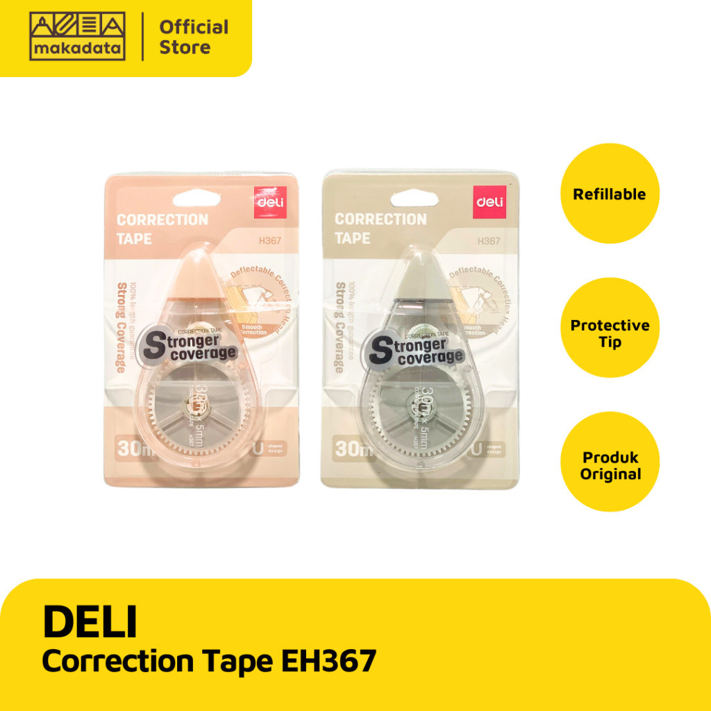 

DELI | TIPE- X | TIPE - X KERTAS CORRECTION TAPE 30M EH367 MURAH