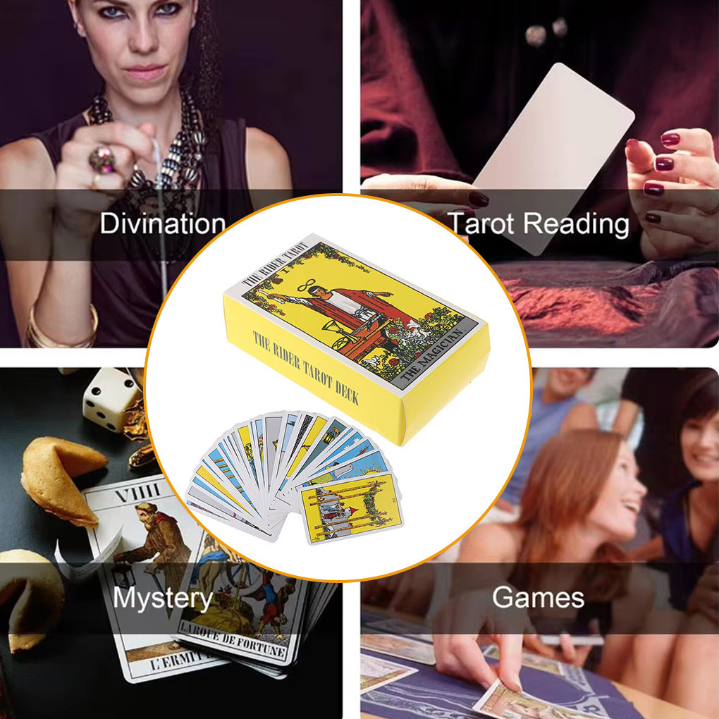 Kartu Tarot Bahasa Indonesia Tarot Card Deck Alat Sulap Rider Kartu Ramal