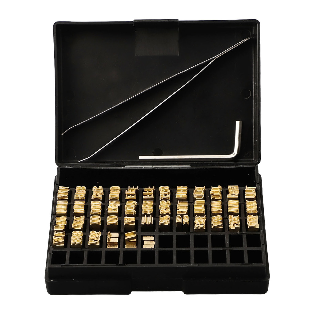 

Sophisticated Design of 120pcs Pper Letter Stamping Kit Tailored to Maximize Efficiency in Product Identification