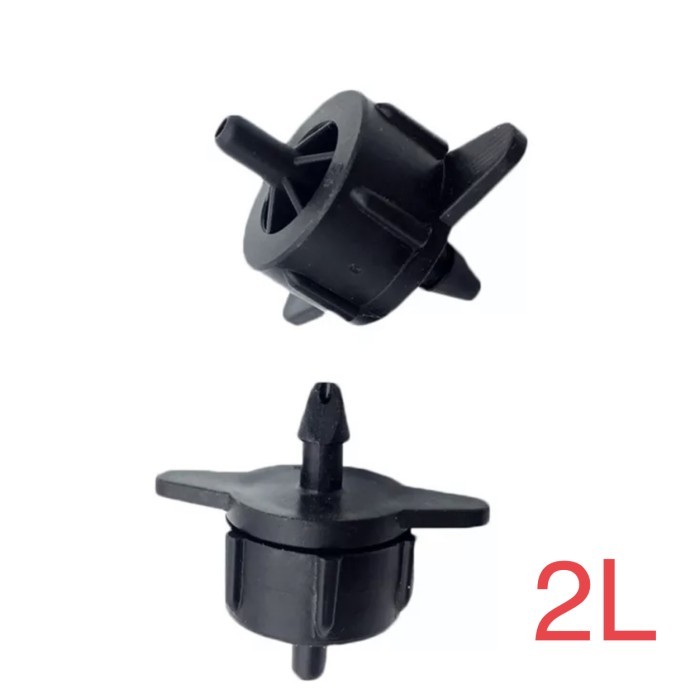 Drip Irigasi Tetes Emitter 2L/H Fertigasi Pressure Compensated Dripper HS