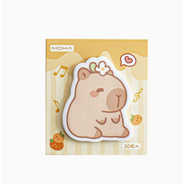 

J2 - Memo sticky notes Motif Kartun Kucing Lucu dan capybara
