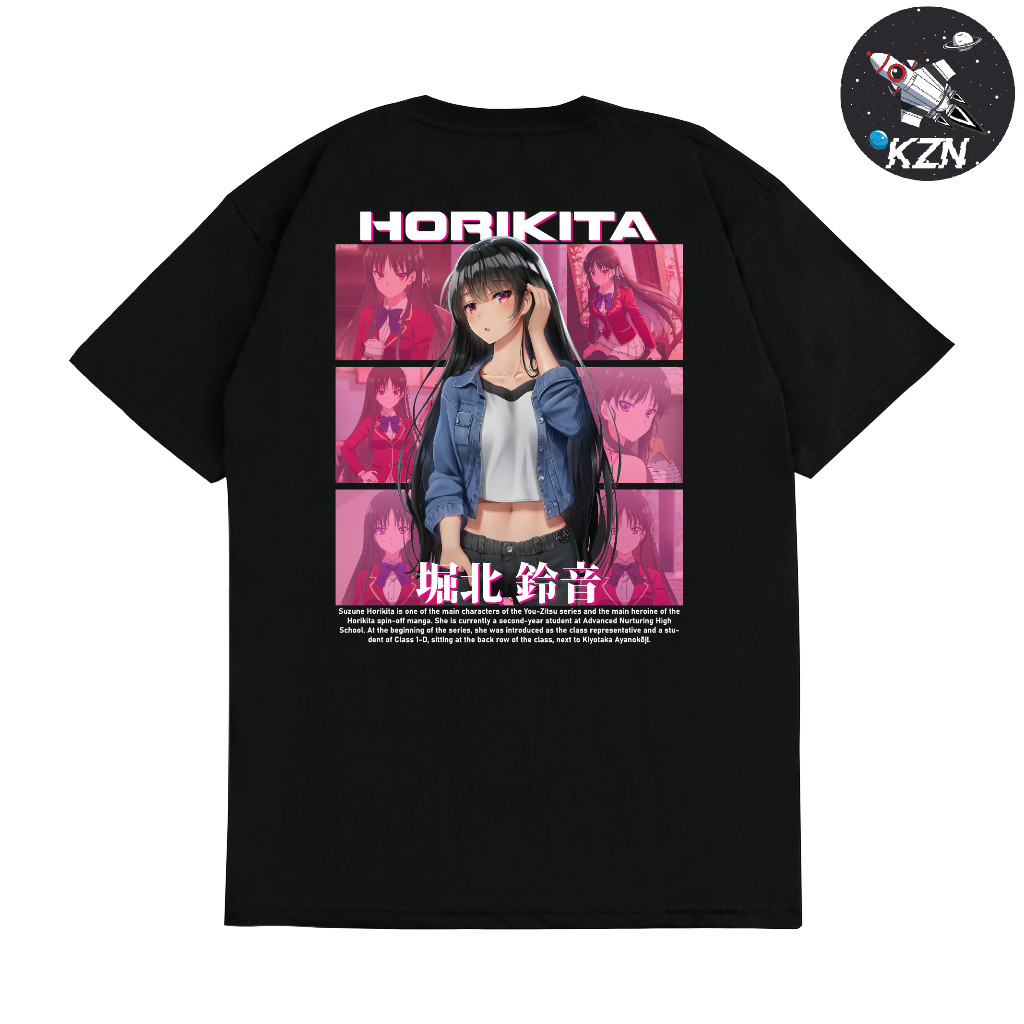 Baju Kaos Anime Horikita Suzune Classroom Of The Elite