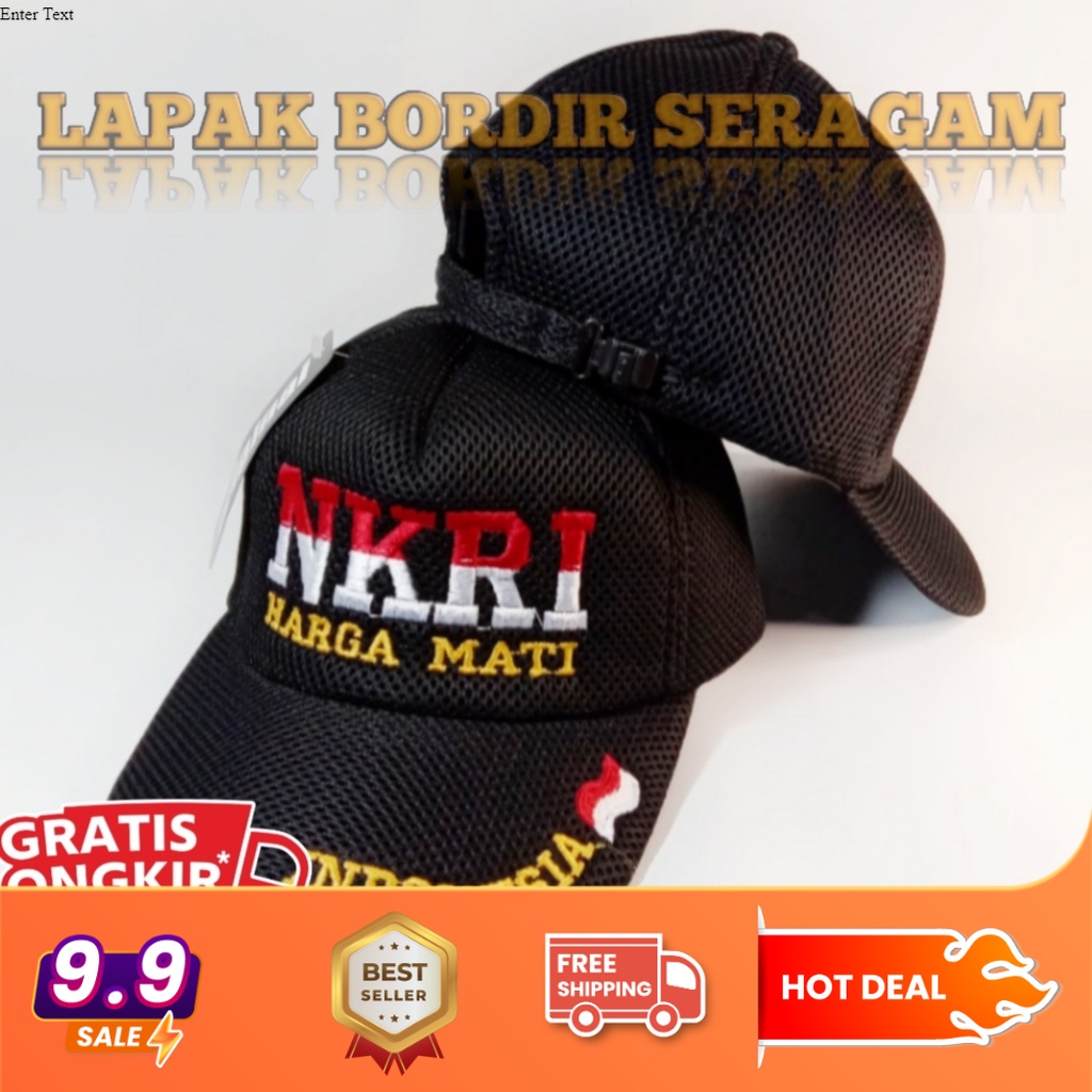 TOPI JARING BORDIR NKRI HARGA MATI TERBARU