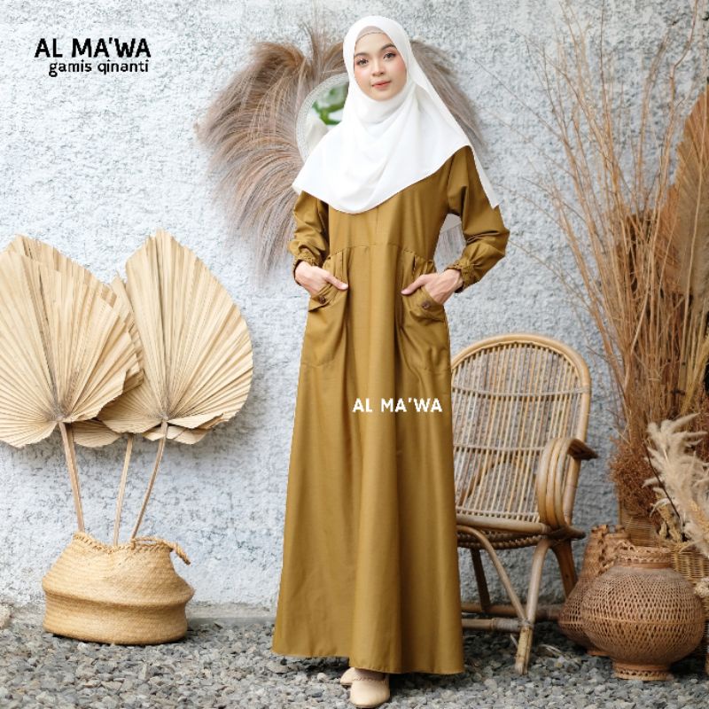 GAMIS PEMDA KERJA DINAS TOYOBO KHAKI PNS PDH PEMDA ABU BASAH HITAM PUTIH AL MA'WA