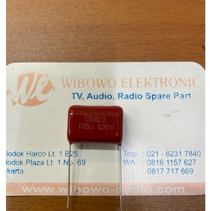 Capacitor milar 105j 630v milar 105 630volt WB27