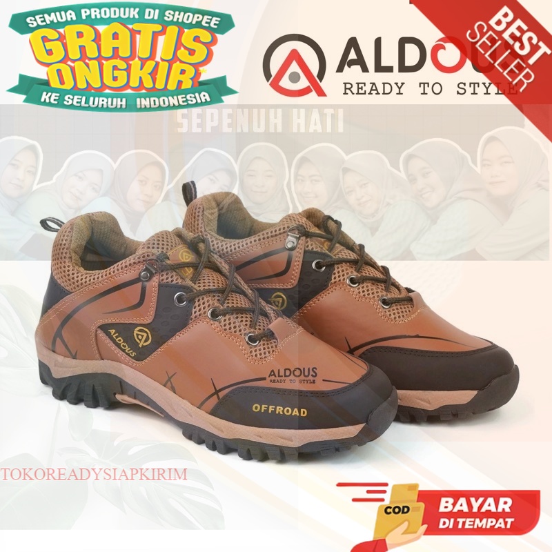 Sepatu Sneakers Pria Outdoor Adventure A05  Import Kasual Kulit Terbaru Impor Kesual Keren Kekinian 