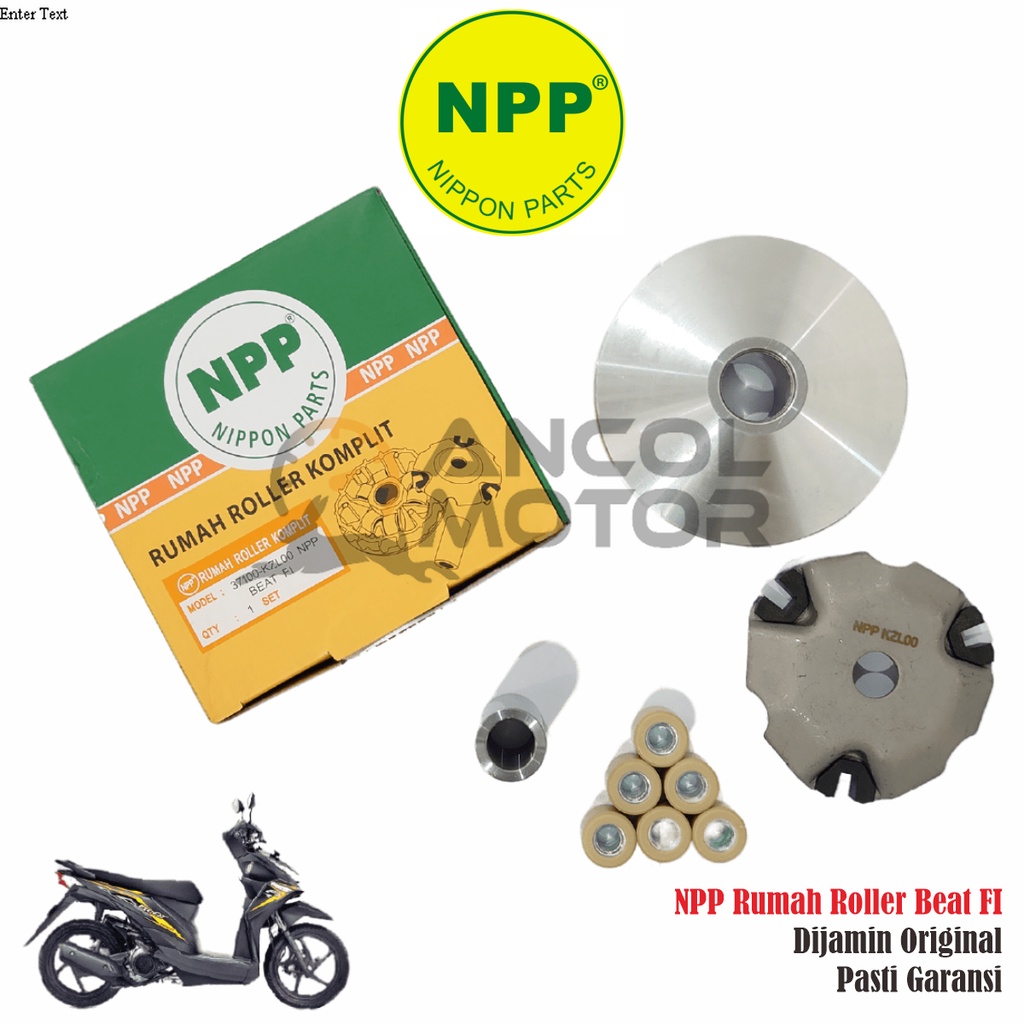 NPP Rumah Roller Set Beat Fi Injeksi Assy Motor Matic Asli KZL