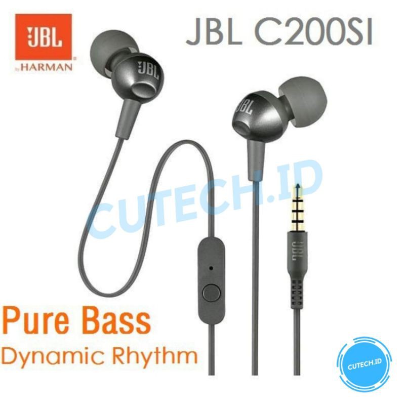 JBL C200SI HEADSET EARPHONE KABEL JACK 3.5MM BY JBL HARMAN