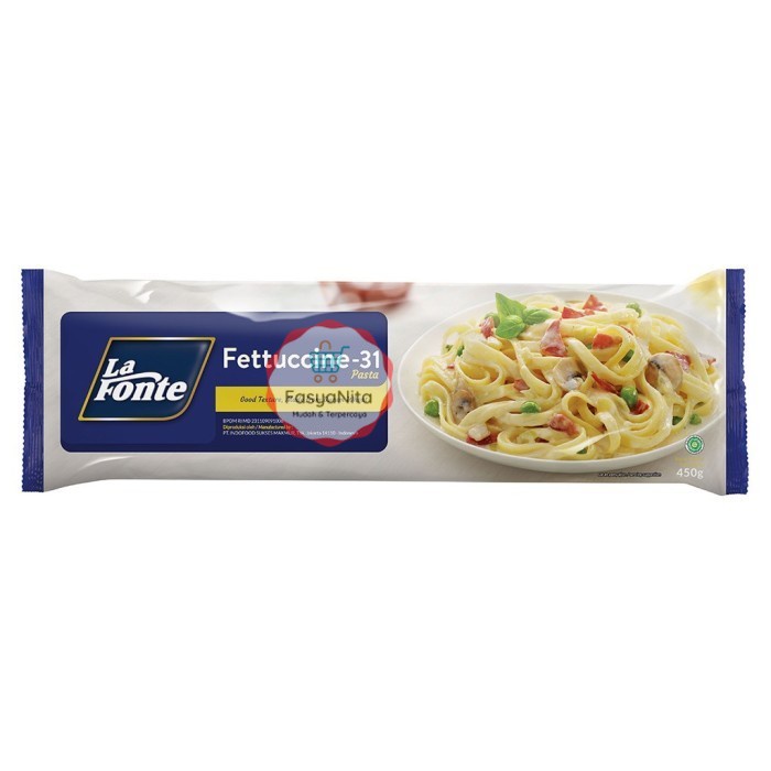 

La Fonte Pasta Fettucine 31 [450 gr] - FasyAnita Mart Denpasar