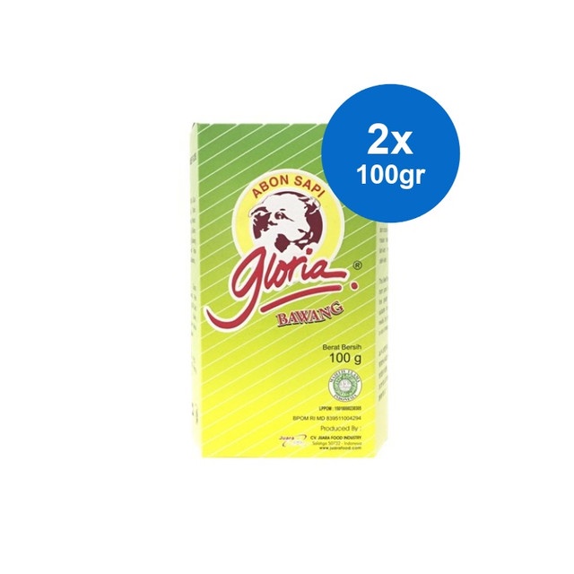 

Gloria Abon Sapi Bawang 2 x 100 gr