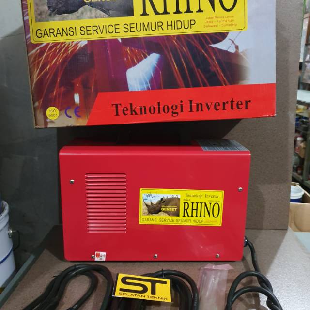 rhino mesin las inveter mma 120 ampere 900 watt