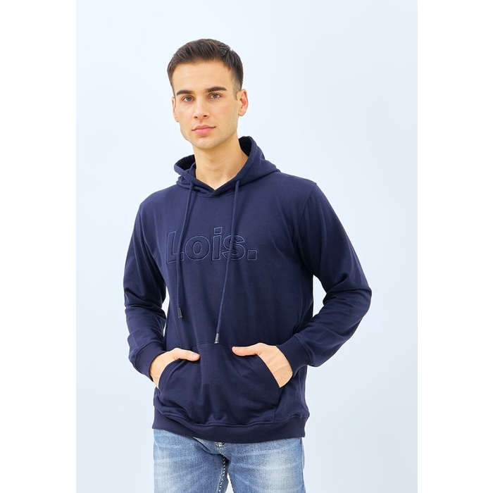 Jaket Hoodie Pria Lois Jeans Original KSLS2223